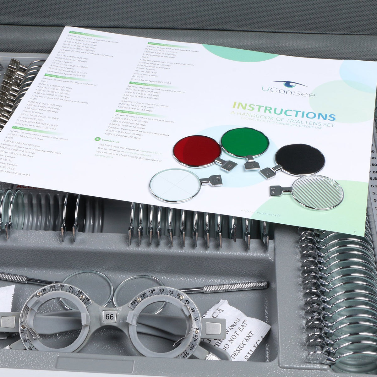 266 pcs Optical Trial Lens Set U92322