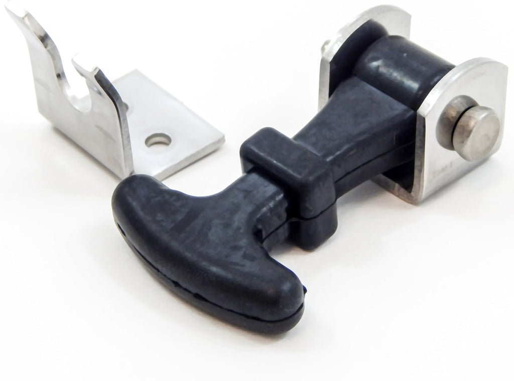 20 Piece Stainless Steel T Handle Latch Catch Hold-Down 2.5 Inch Draw Hardware Replacement L122