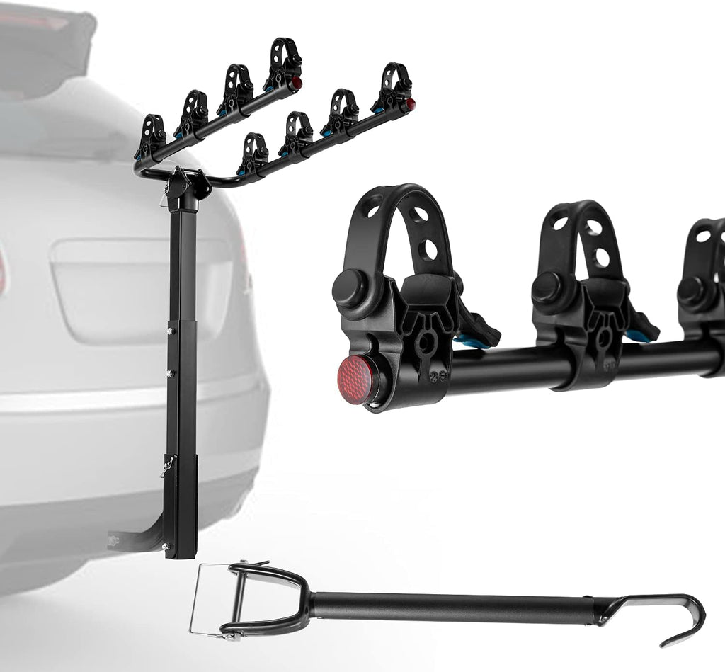 4-Bike Hitch Rack Double Foldable Rack Q882