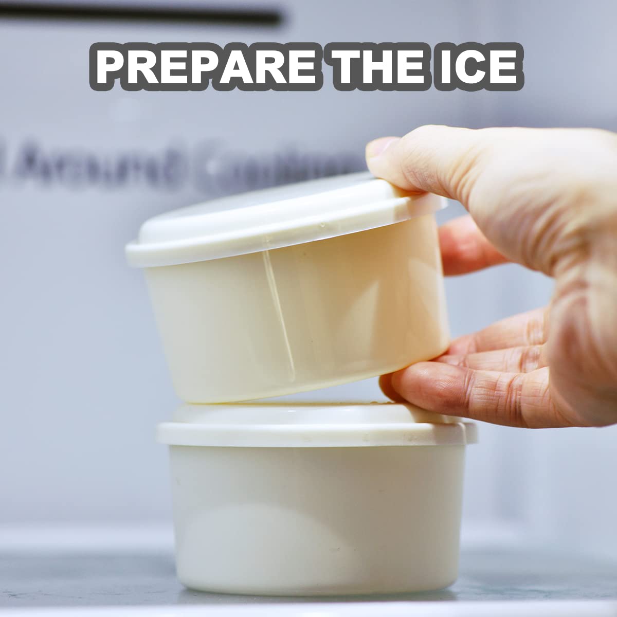 Portable Shaved Ice Machine with Cube Trays H1405