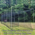 10' H X 12' W X 40' L Batting Cage Net 60 Ply with Backstop K6318