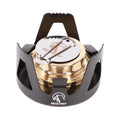 Lightweight Brass Alcohol Stove Burner with Stand O12936