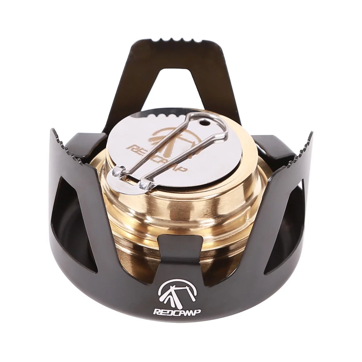 Lightweight Brass Alcohol Stove Burner with Stand O12936