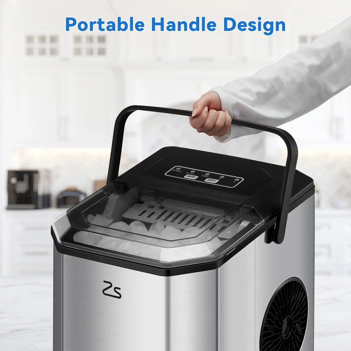 Countertop Ice Maker Self-Cleaning Bullet Ice J4428