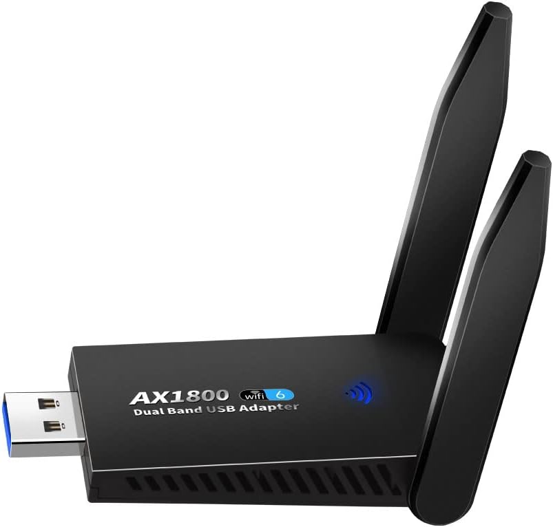 WiFi 6 USB 3.0 Adapter ax1800 802.11ax Dual Band Wireless Network Card Pack of 2 O956