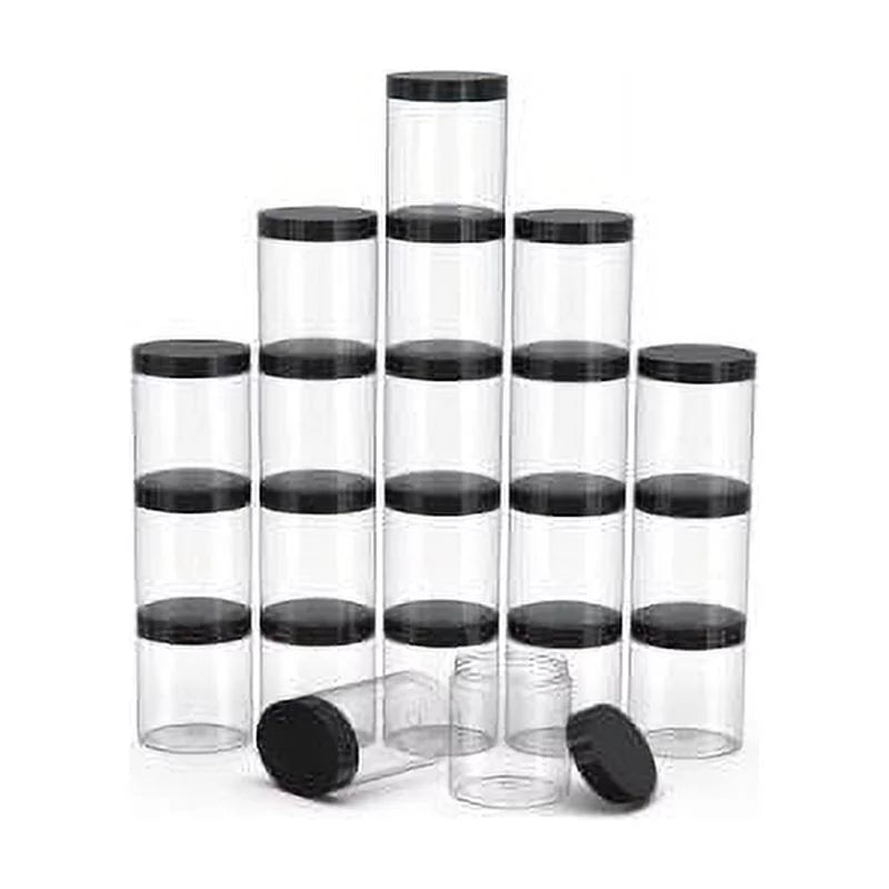 8oz BPA Free Clear Plastic Containers with Lids 30 Pack Q91898