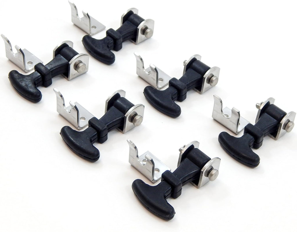 20 Piece Stainless Steel T Handle Latch Catch Hold-Down 2.5 Inch Draw Hardware Replacement L122
