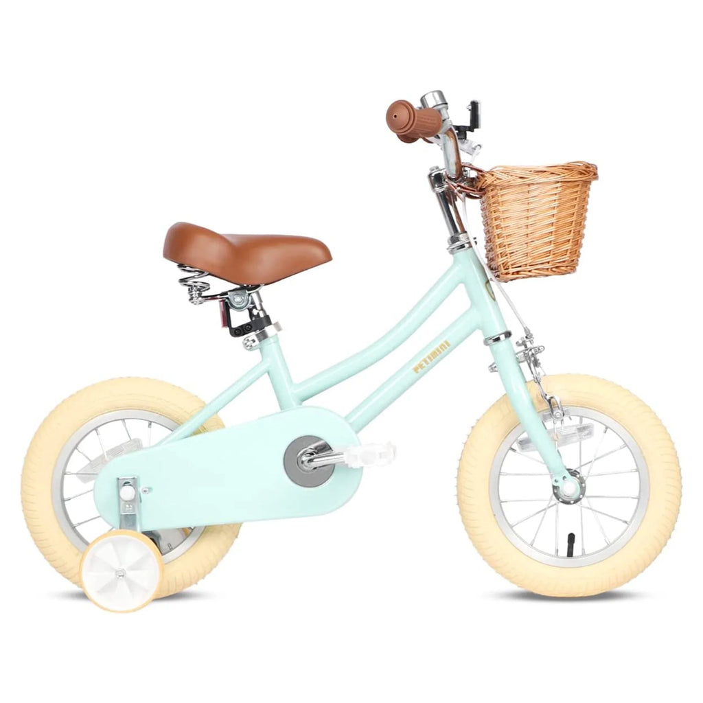 14 Inch Child Bicycle with Basket, Bell, and Training Wheels Z839585