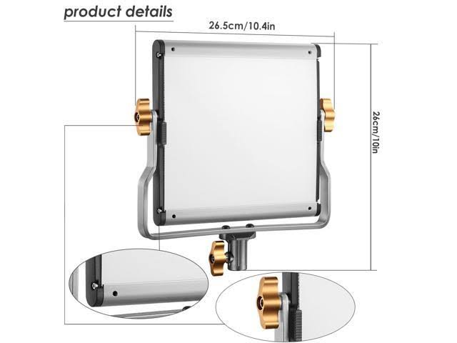 4 Packs Dimmable Bi-Color 480 LED Video Light and Stand Lighting Kit J7305