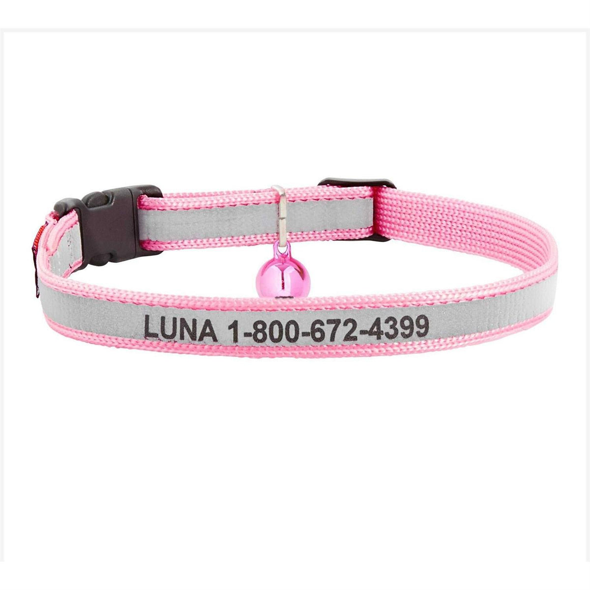 Nylon Personalized Breakaway Cat Collar with Bell C475610