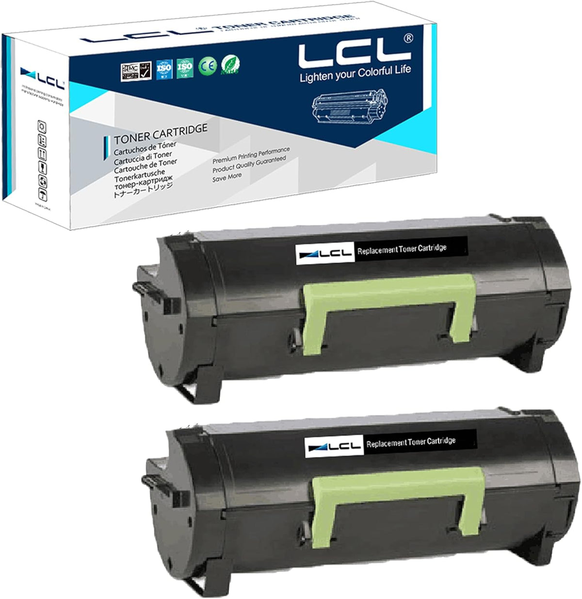 Compatible Toner Cartridge Replacement 2-Pack Black H36302