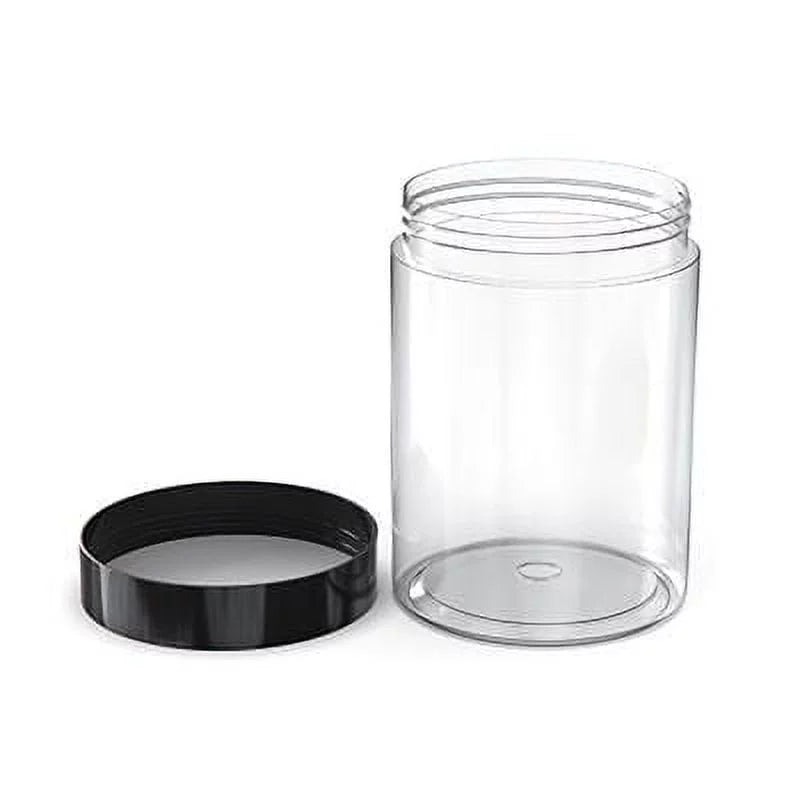 8oz BPA Free Clear Plastic Containers with Lids 30 Pack Q91898