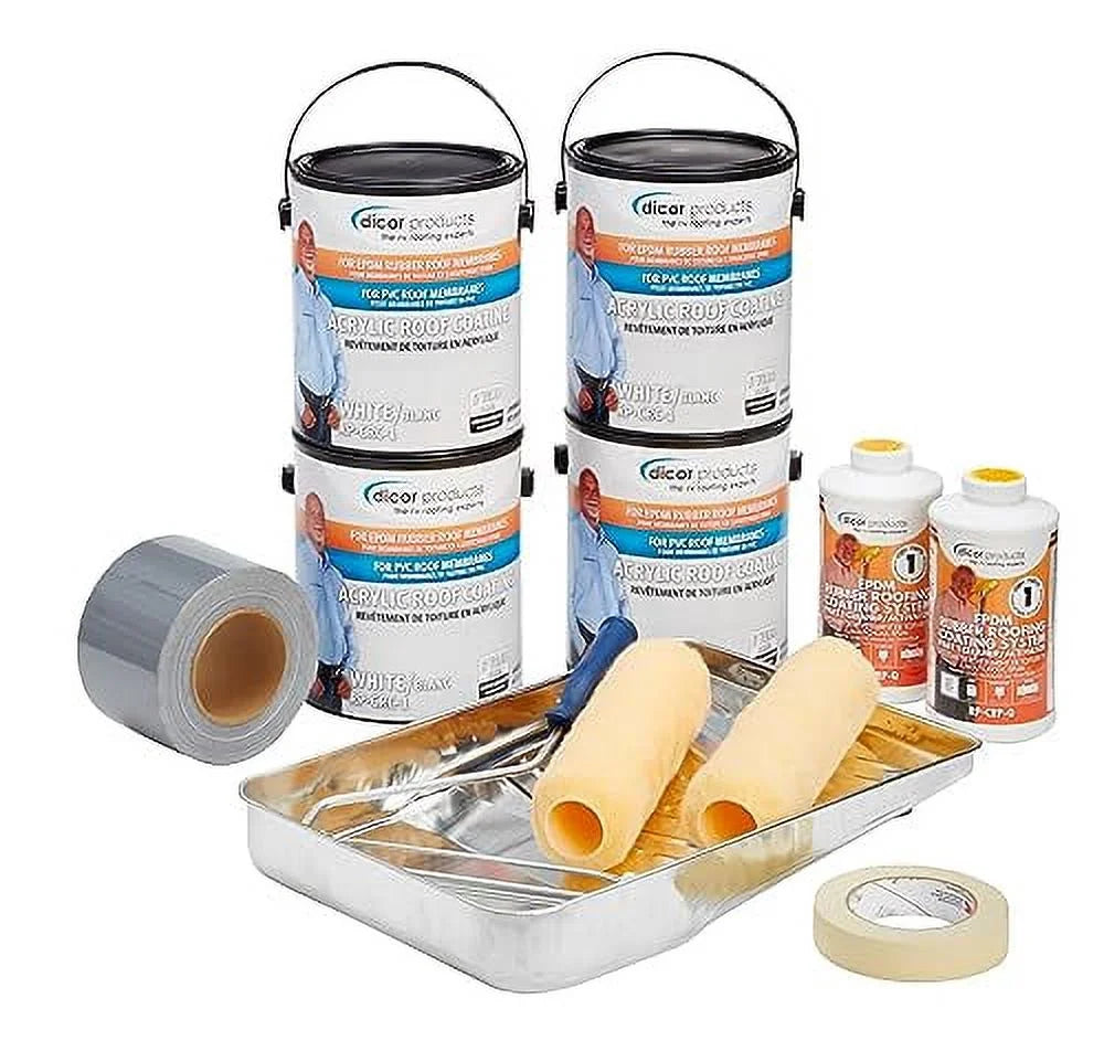 White Repair Kit for EPDM Rubber/TPO Roof D610