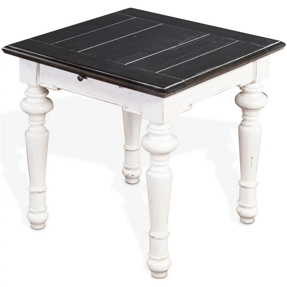 24" Farmhouse Wood End Table V8001
