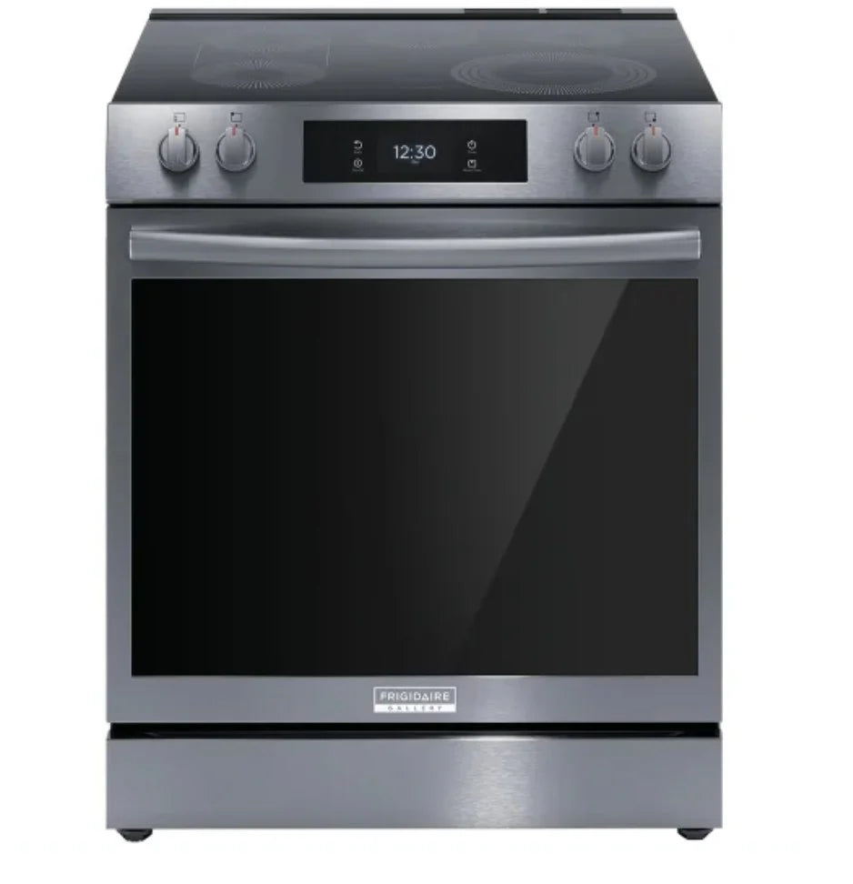 30 In 6.2 Cu Ft Electric Convection 5-Burner Range with Air Fry J73451