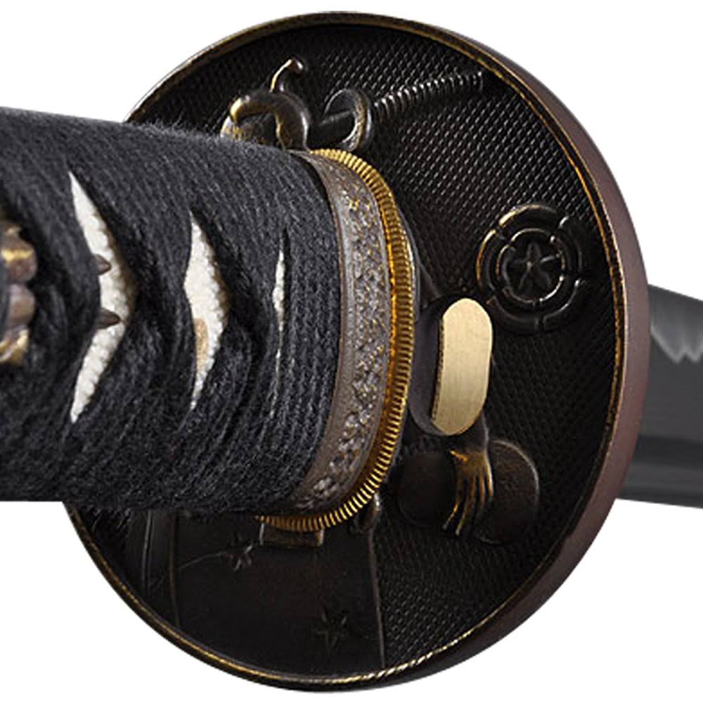 Black Wooden Scabbard Samurai Katana Sword O1643