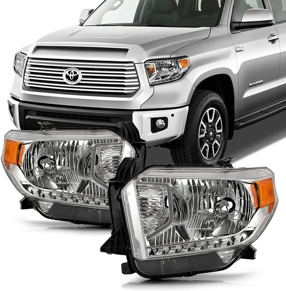 Chrome Headlights Replacement Pair C5783