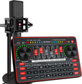 Podcast Microphone Kit with Sound Card and Condenser Mic N640945