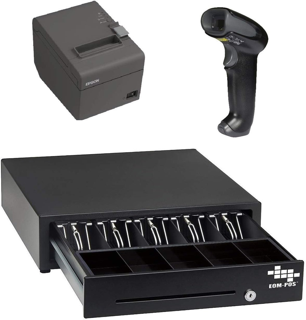 Cash Drawer, Thermal Receipt Printer, Barcode Scanner X88466