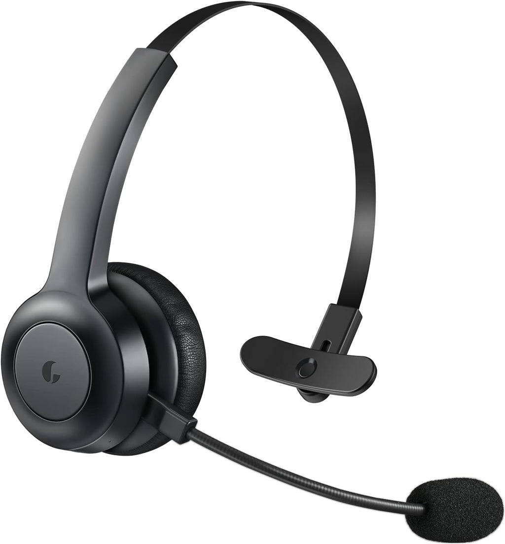 Bluetooth Headset with Microphone & AI Noise Cancelling Q9703