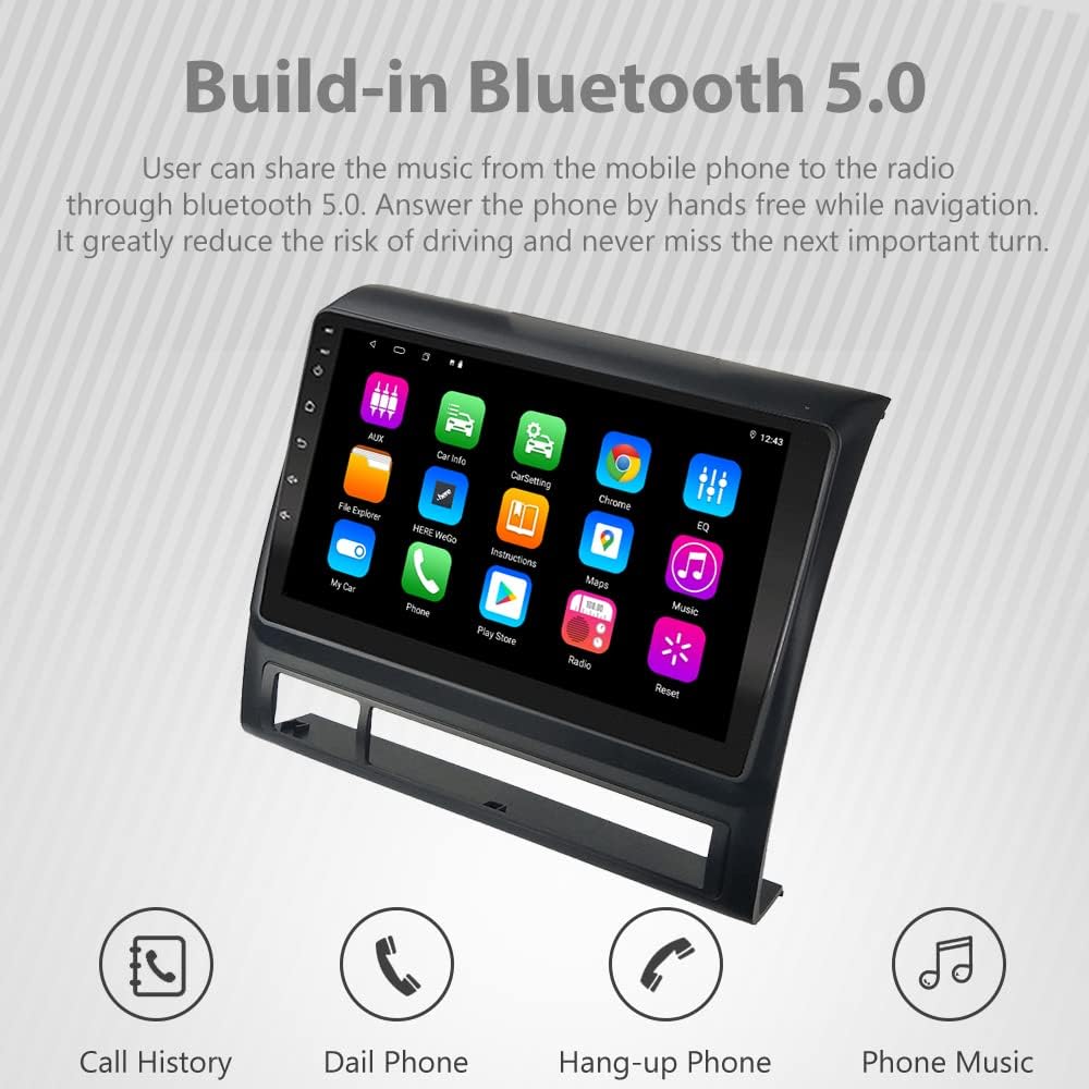 Android 11 Car Radio 9 inch Touch Screen Bluetooth USB Player K648