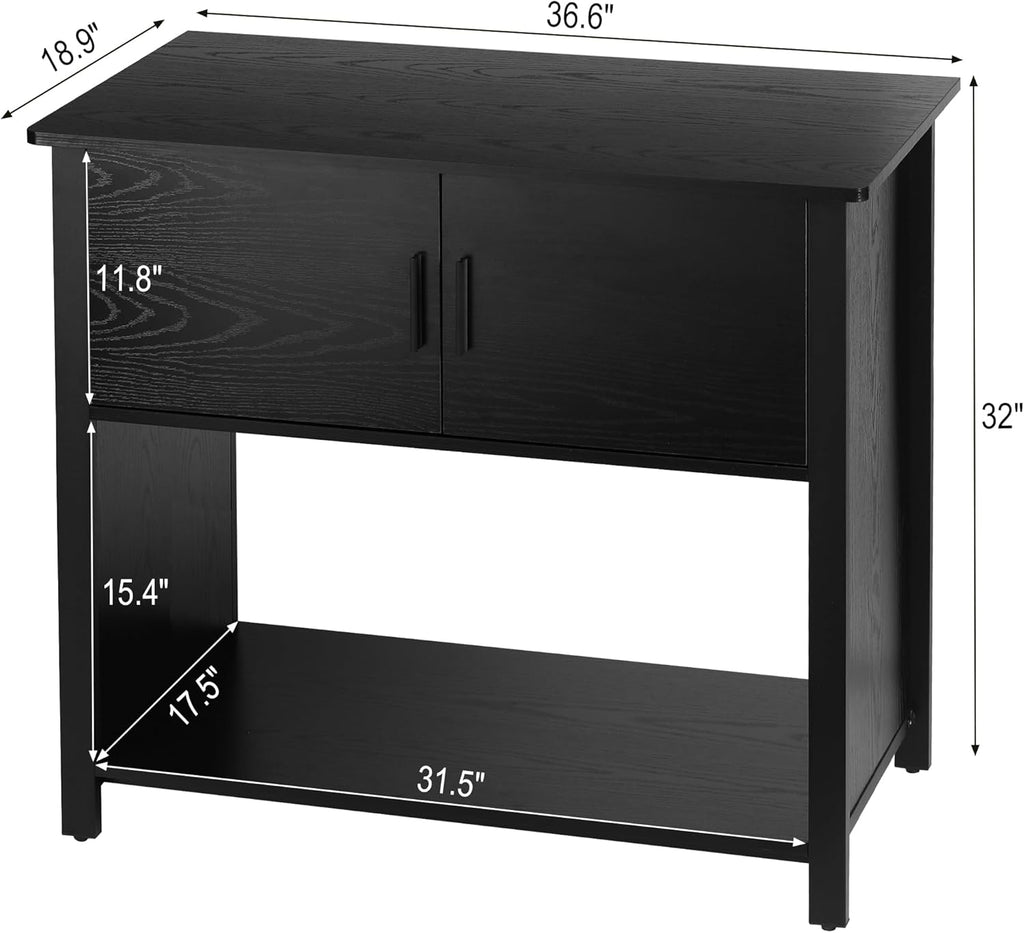 Aquarium Stand, 40-50 Gallon, Metal Frame, 18.9" D x 36.6" W x 32" H H994541