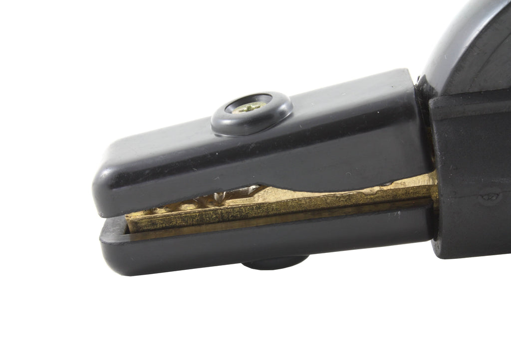 200 Amp Welding Ground Clamp Lead Assembly with Dinse Connector and #2 AWG Cable (75 Feet) V299