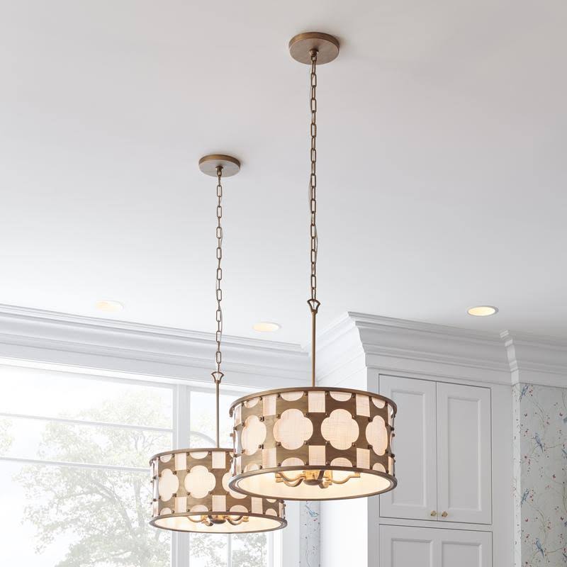 Burnished Gold Chandelier Y61235