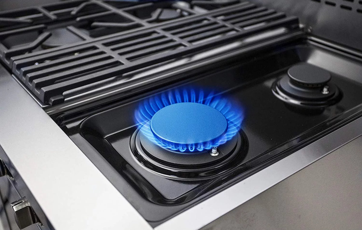 48" Stainless Steel Propane Gas Range with Convection Oven M92195