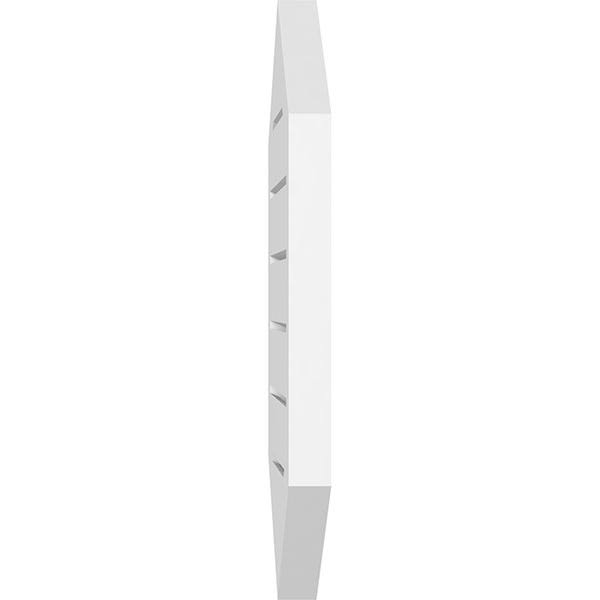 Vertical Peaked Surface Mount PVC Gable Vent L701502