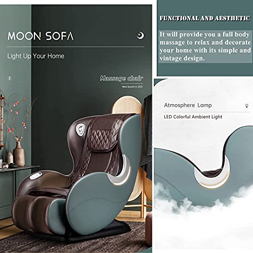 Light Grey SL Track Full Body Massage Recliner D126137