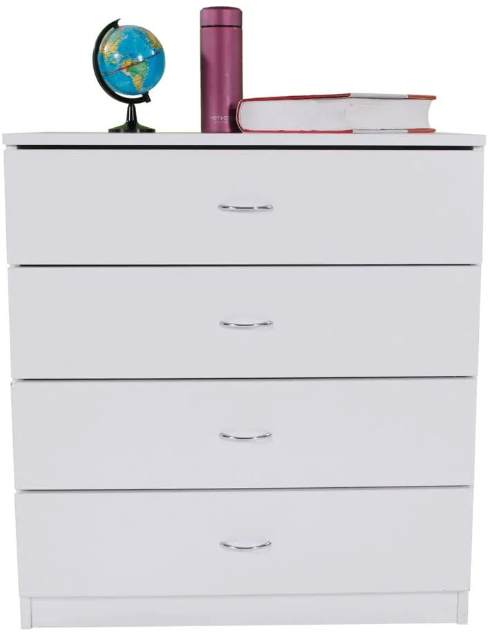 White Wood Dresser with Drawers C394