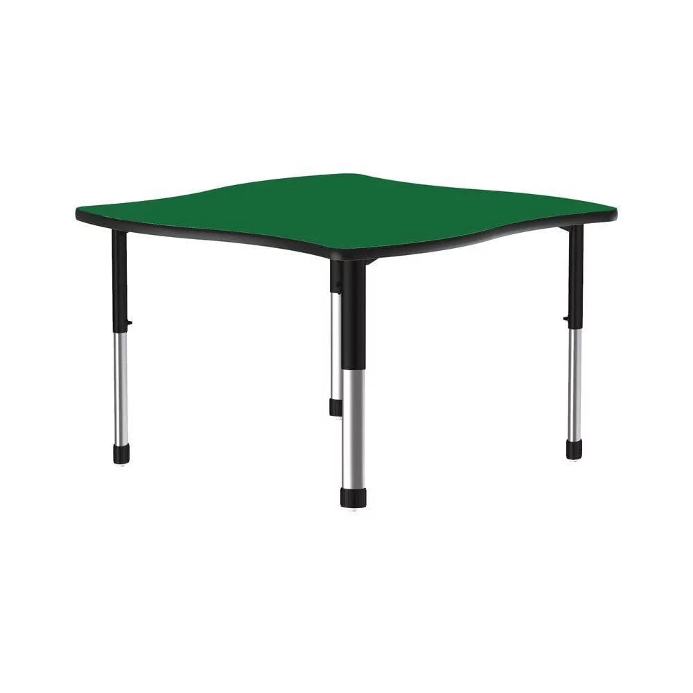 42x42" Green Black Desk W77441