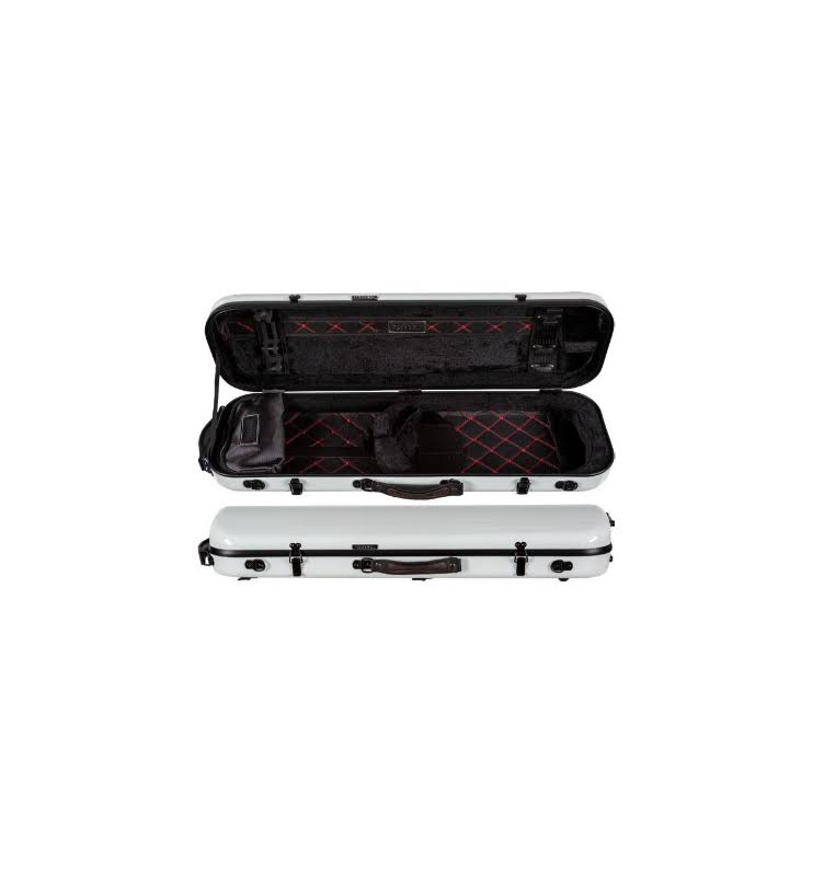 Oblong Fiberglass Violin Case Orange 4/4 Z954
