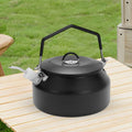 Black 1L Camping Water Kettle with Lockable Handle O960