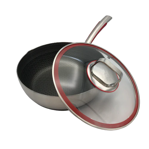 26cm Hybrid Wok with Glass Lid Z582