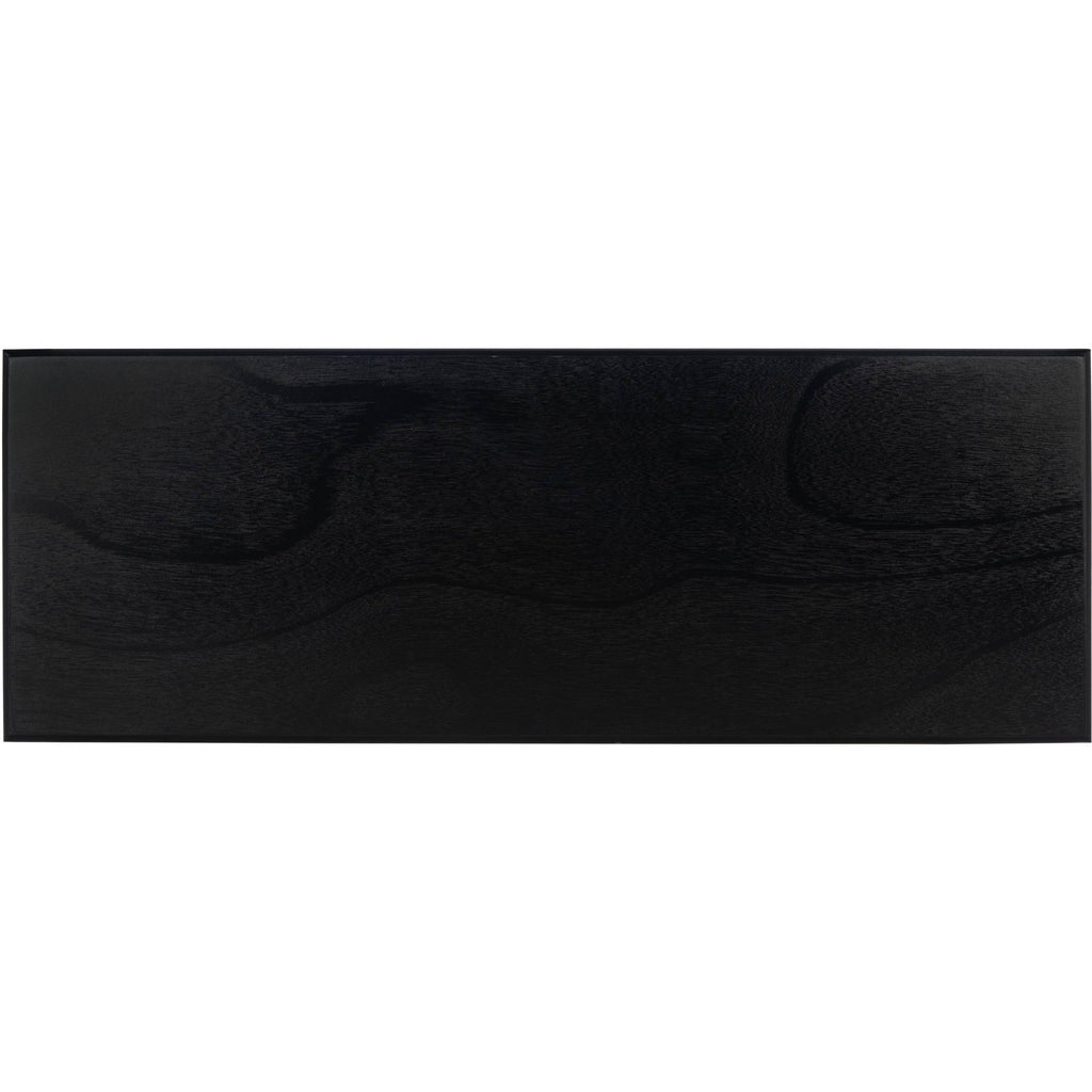 Black 2 Drawer Console Table N87237
