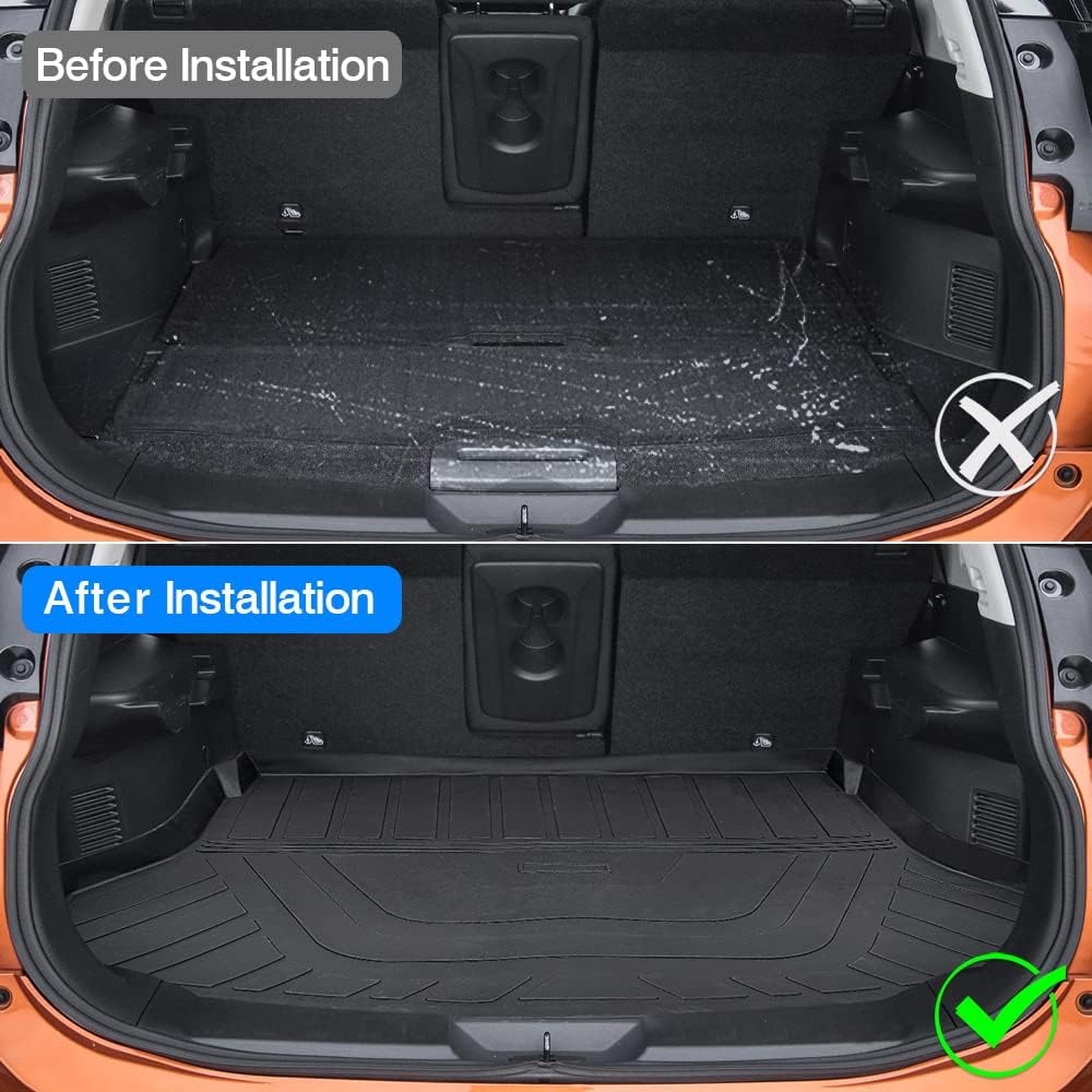 Black TPO Car Cargo Mat Pack of 2 H418