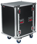16U Cast Rack Road Case with Casters F872437