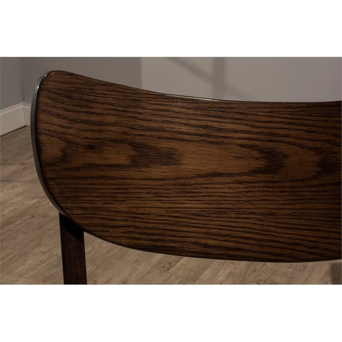 Gray Wood Rectangle Dining Table Metal Base A1130