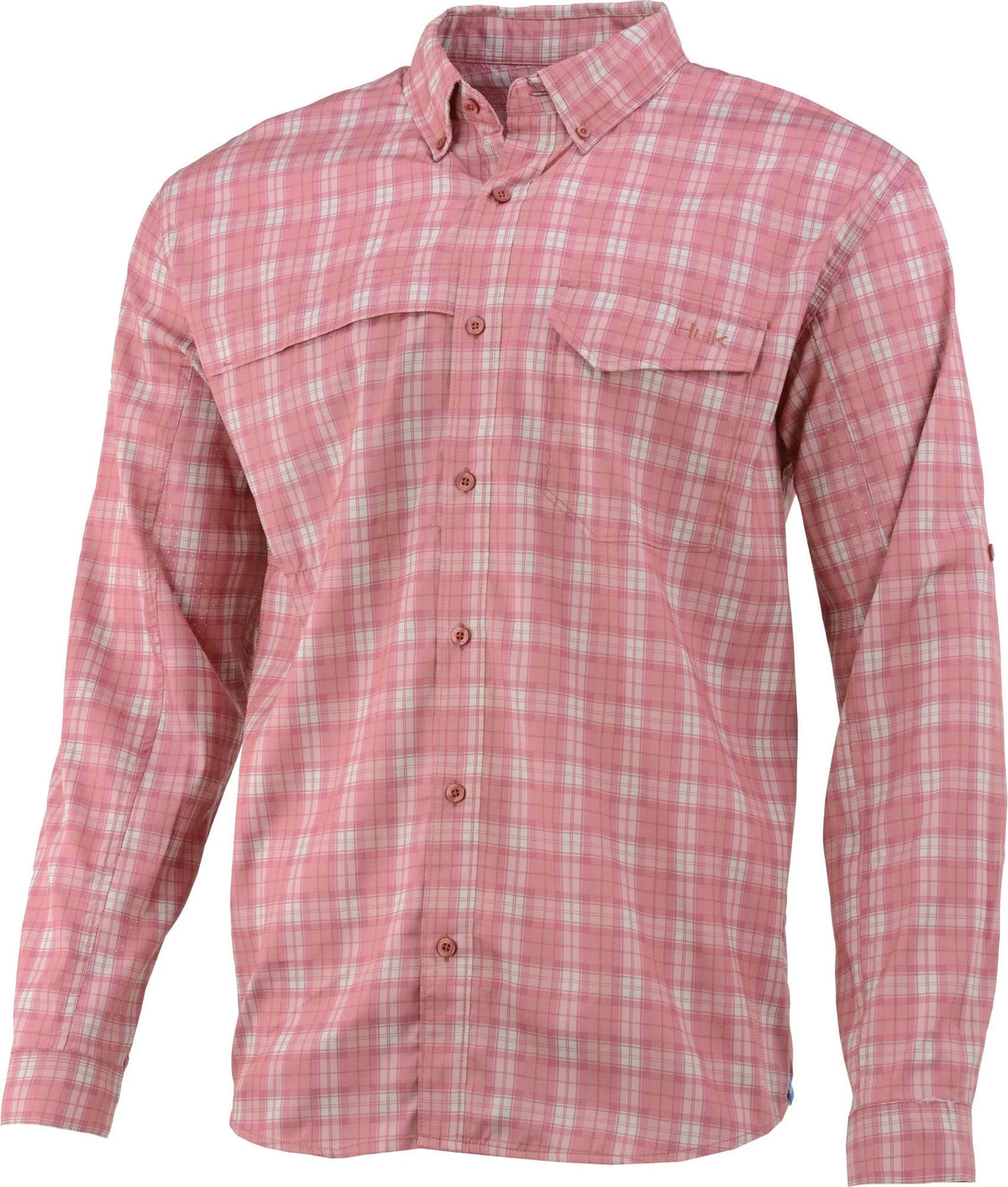 Marsala Plaid Long Sleeve Button Up Shirt C43053
