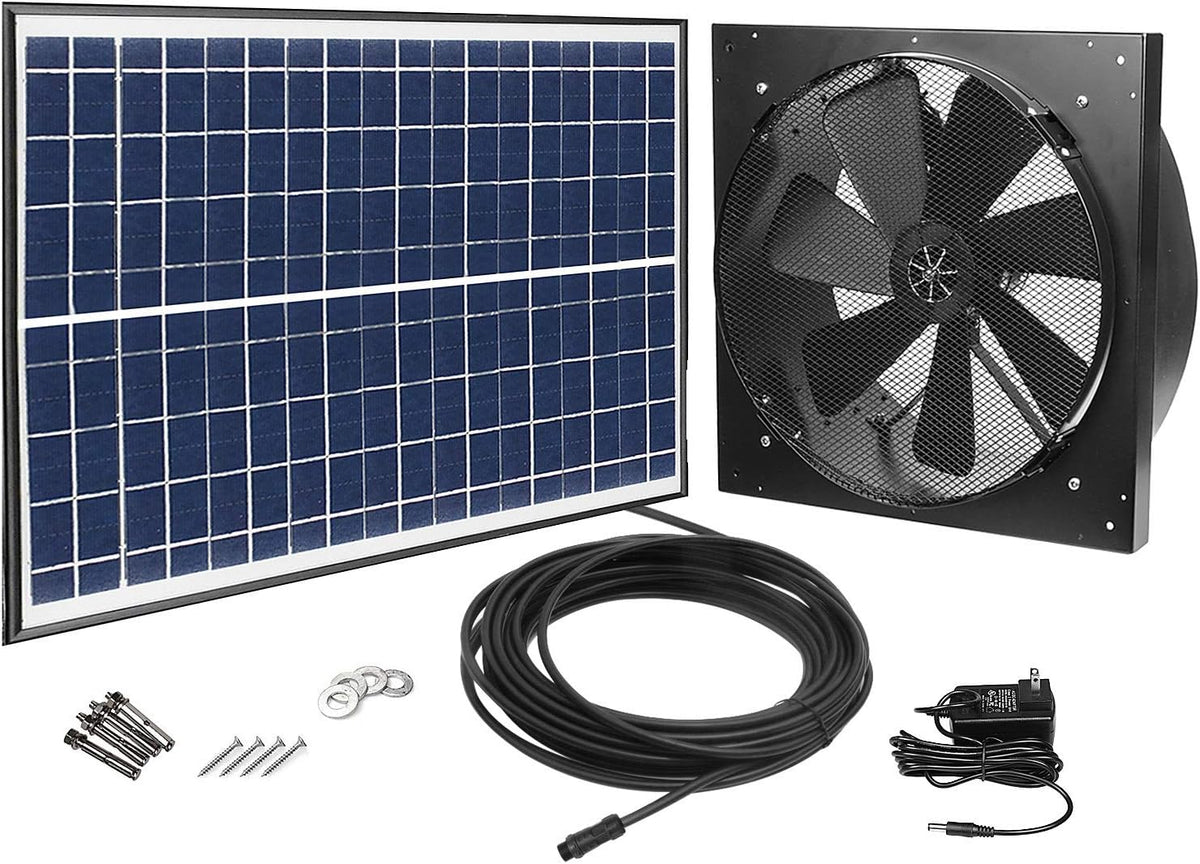 Solar Powered Exhaust Fan with Thermostat B47018
