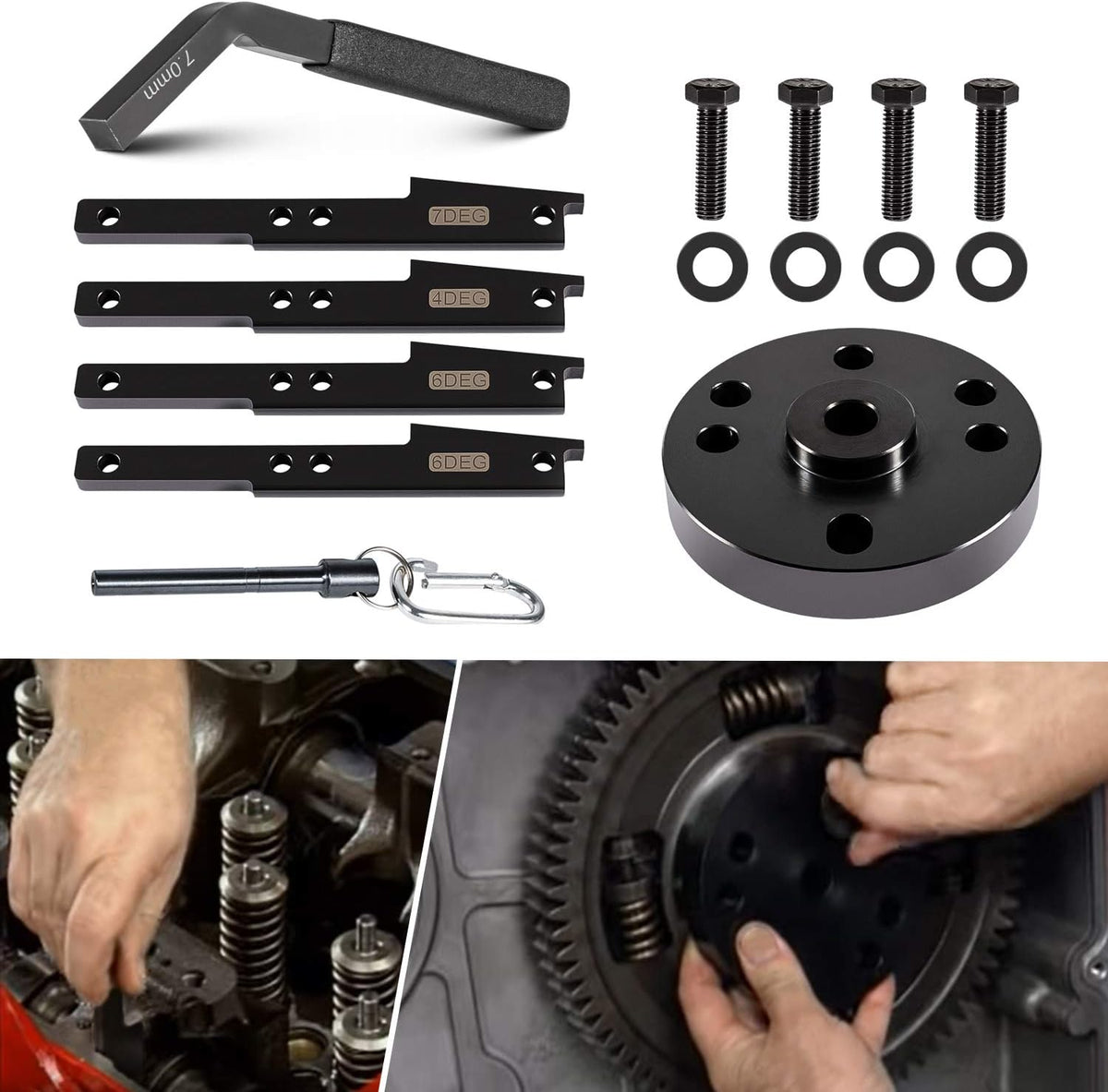 Cam Timing Tool Kit and Engine Brake Adjustment Tool 7MM 15 PCS K325724