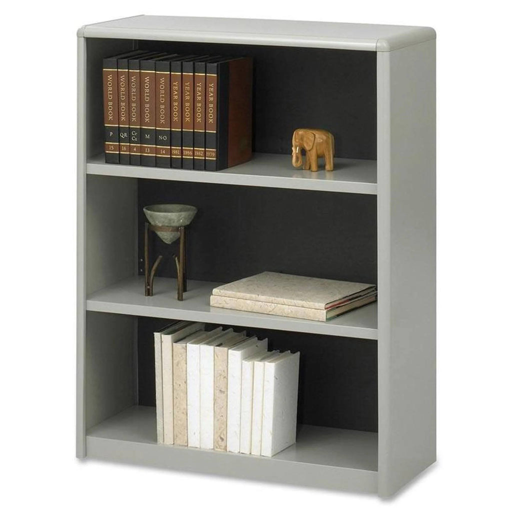 Gray 3-Shelf Bookcase E48133