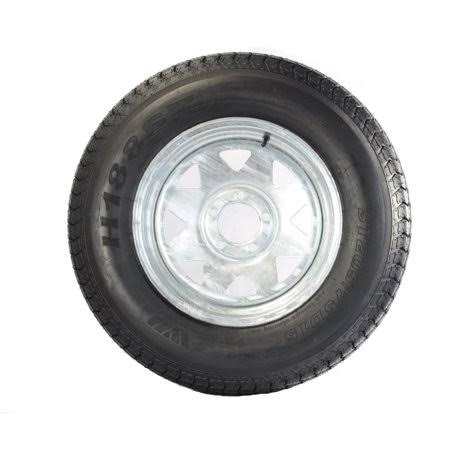 Galvanized Spoke Trailer Tire Rim ST205/75D14 14x22 Load C 5 Lug C63805