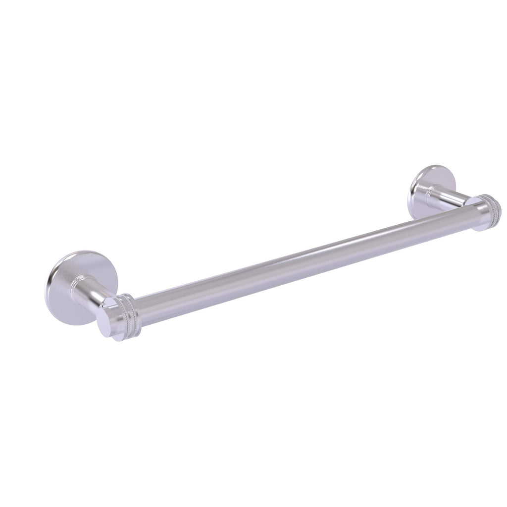 18 in. Towel Bar with Dotted Detail Unlacquered Brass Y387