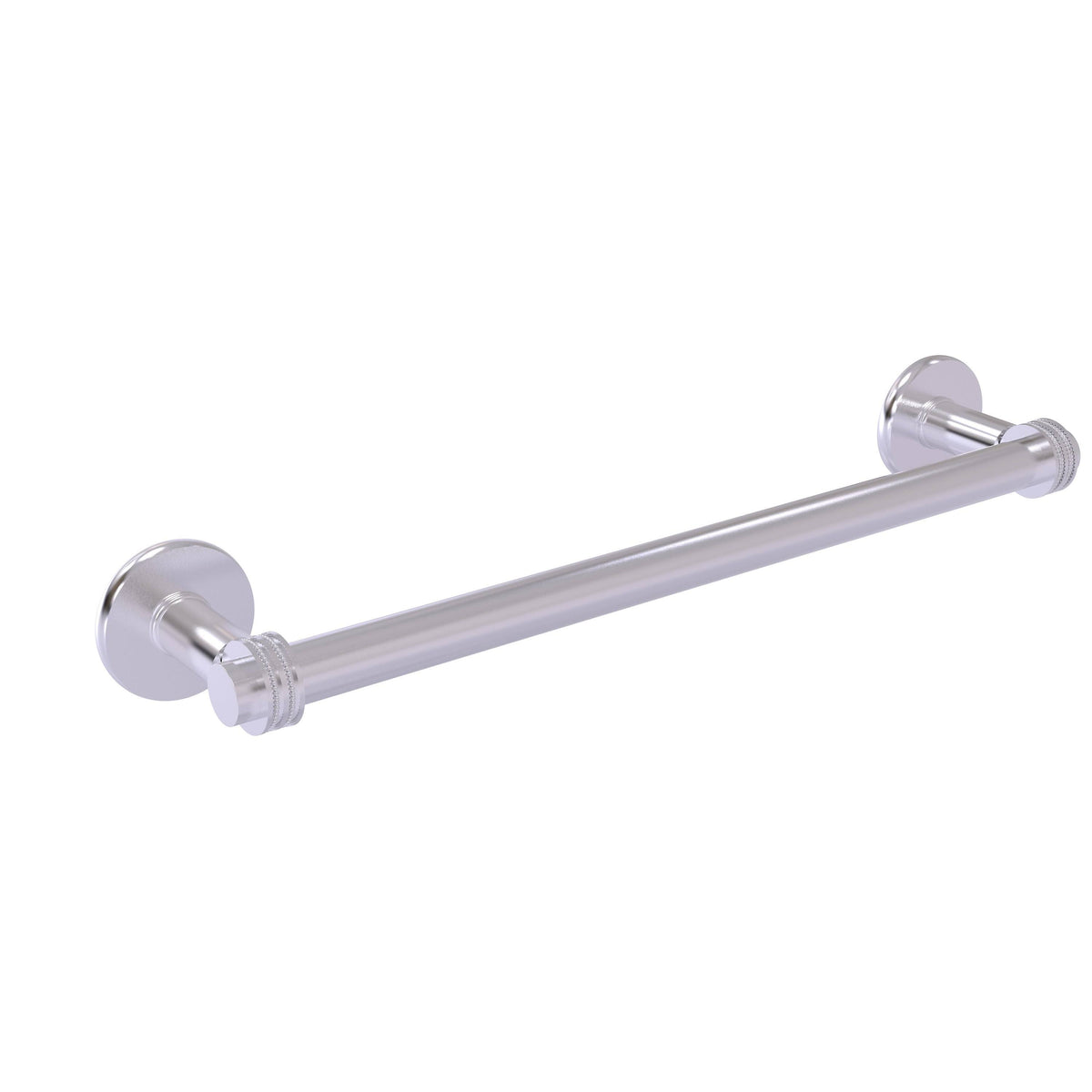 18 in. Towel Bar with Dotted Detail Unlacquered Brass Y387