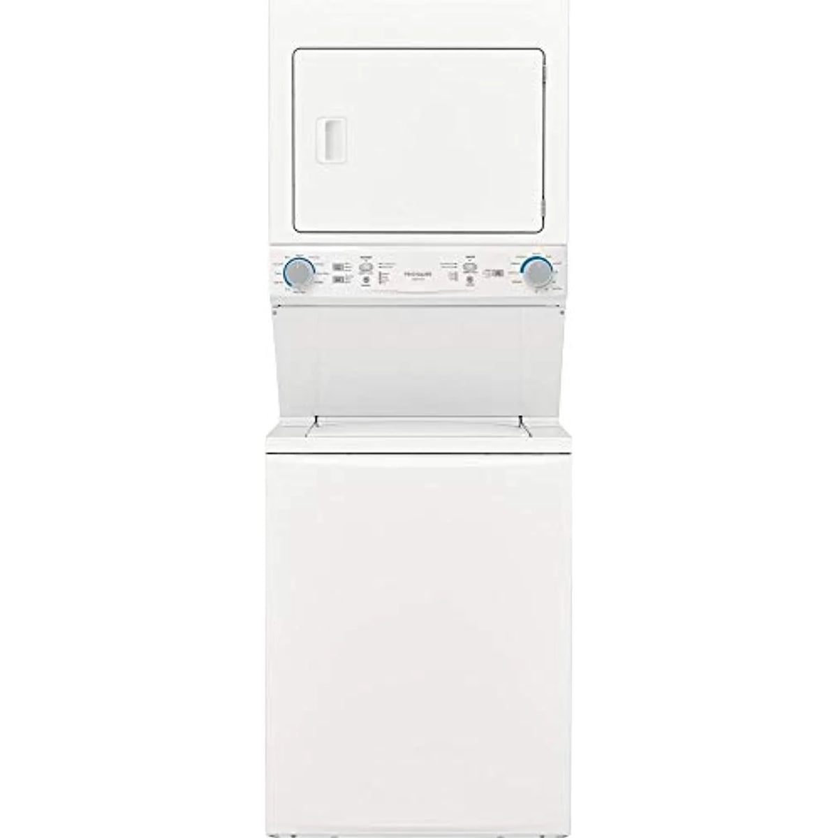 27 Inch Electric Laundry Center with 3.9 Cu. Ft. Washer and 5.6 cu. ft. Dryer in White P9068