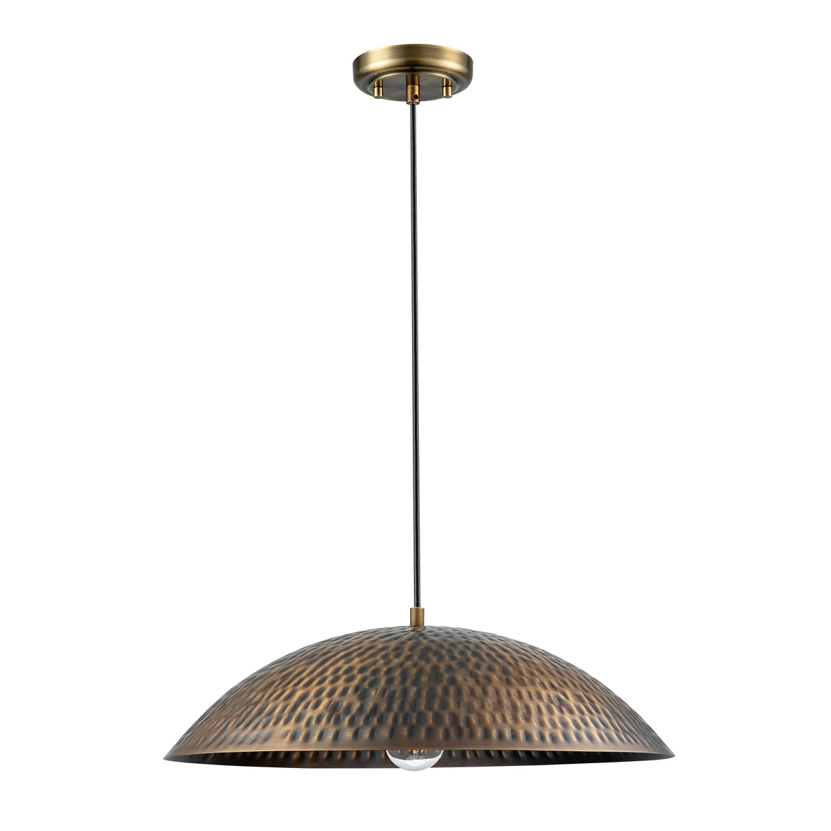 1-Light Dimmable Dome Pendant T42238
