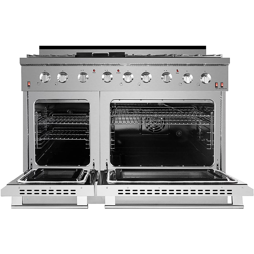 48" Stainless Steel Propane Gas Range with Convection Oven M92195